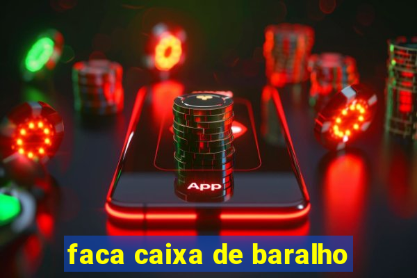 faca caixa de baralho